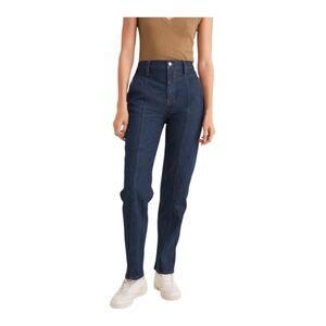 Madewell The Perfect Vintage Straight Jean Seamed Version In Greenhaven Wash